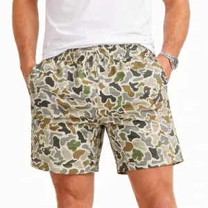 Unisex Camo Shorts for Men and Women, Hawaiian Summer Athletic Casual Shorts, Matching Couple Outfit, Great Gift for Friends