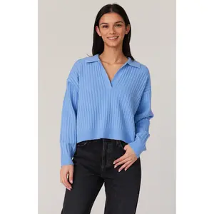 Vhari Johnny Collar Sweater