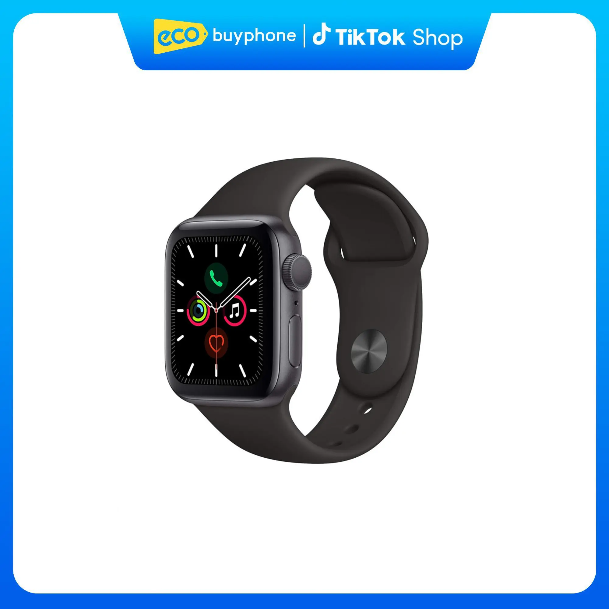 Refurbished GPS Unlocked Apple Watch S5 - Aluminum Case, Excellent Condition