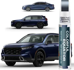 Canyon River Blue Metallic(BM) Touch Up Paint Compatible with Honda, Car Paint Pen Scratch Repair TwoInOne Touch Up Paint, Premium Car Scratch Remover for Deep Scratches