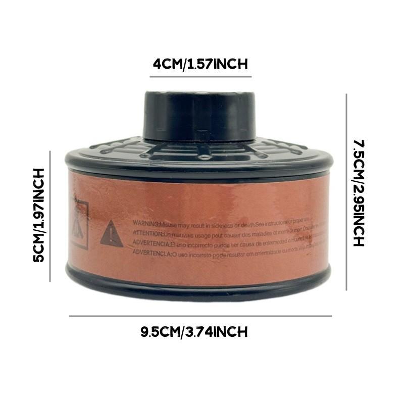 Reusable Anti-Fog Anti-Toxic Face Mask Set, Full Face Respirator with Filter, Gas and Dust Poison Protection, Ideal for Painting, Woodworking, DIY