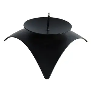 Iron Plate Candlestick Holder Decorative Nordic Iron Art Candle Base Restaurant Holiday Wedding Event Decoration Prop