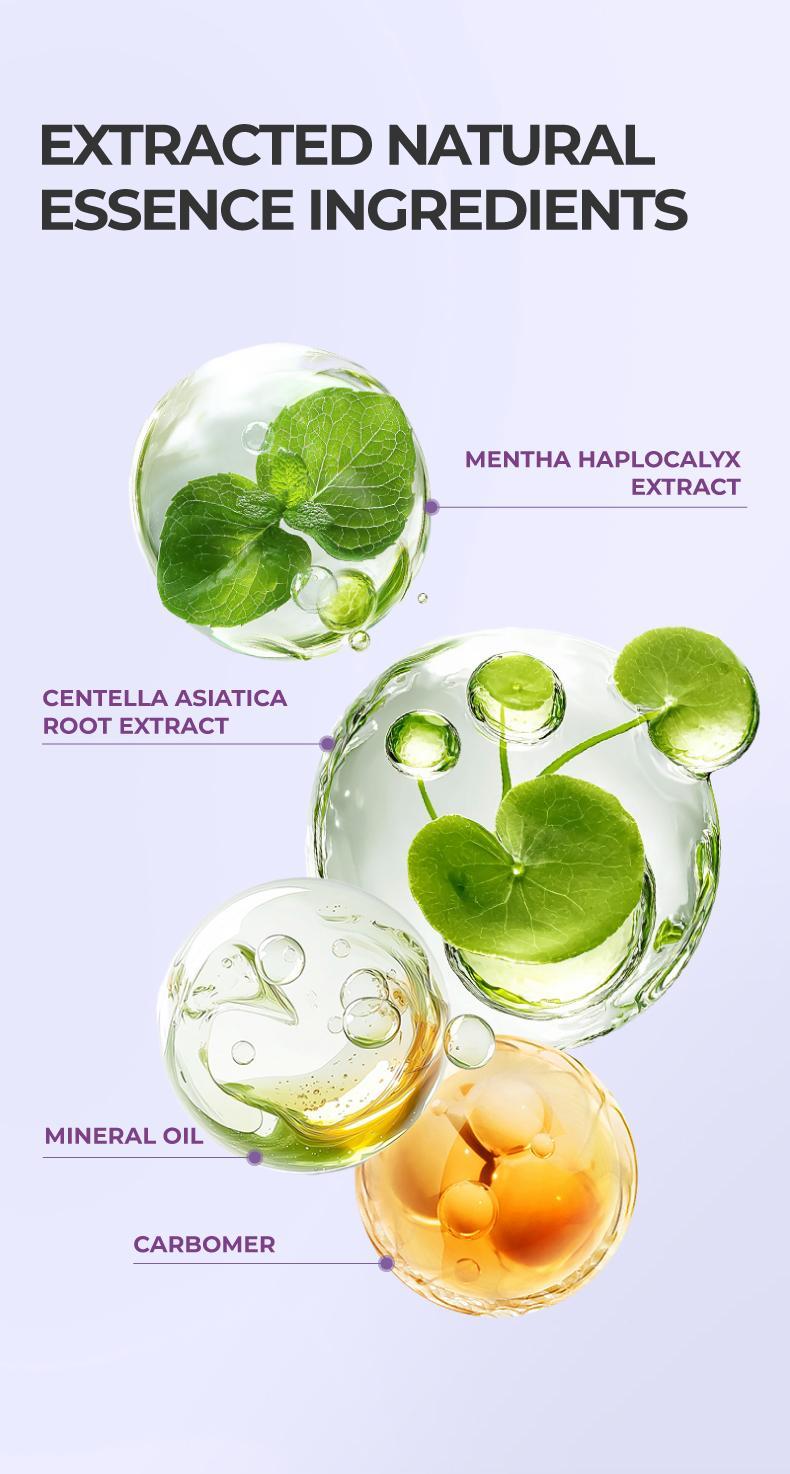 Kreain Nature Soothing Cooling Gel for Anal Skin Care, Hemorrhoid Cream for Itching, Swelling, Burning and Discomfort Relief - 0.7Oz Tube