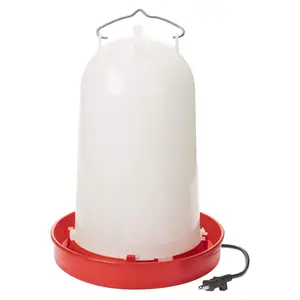 API HPW33 3 Gallon Heated Poultry Chicken Waterer Drinking Water Tank Trough