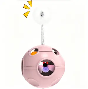 【Summervibes】Interactive Toys - Cat Ball Toy | Small Planet Self-Righting Puzzle Games | Indoor Kitten Self-Play Ball Toys for Small Medium Home Travel Daily Indoor Outdoor Bedroom Backyard Park Balcony