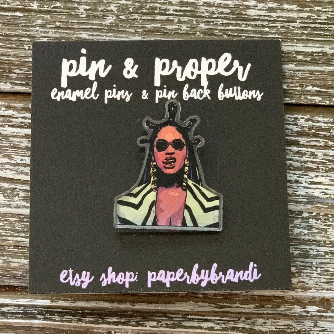 B BIK Acrylic Pin B BIK Acrylic Pin