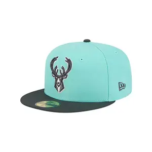 New Era 59Fifty Two Toned Color Pack Mint Milwaukee Bucks Fitted Hat
