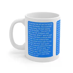 I Think You Should Leave Mug for Him Brians Hat Mug Brians Hat Text Conversation ITYSL Mug Tim Robinson Mug ITYSL Gift For Him Funny Mug  | 11 Oz Mug | TV Show Mug
