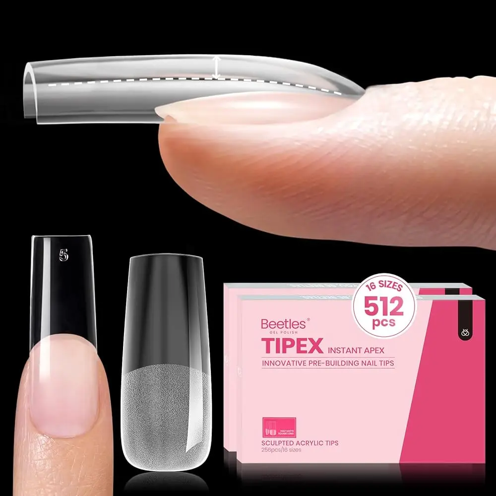 Long Square 16Sizes 512Pcs(Only Tips)