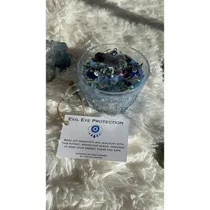 Evil Eye Protection Tea Cup Candle