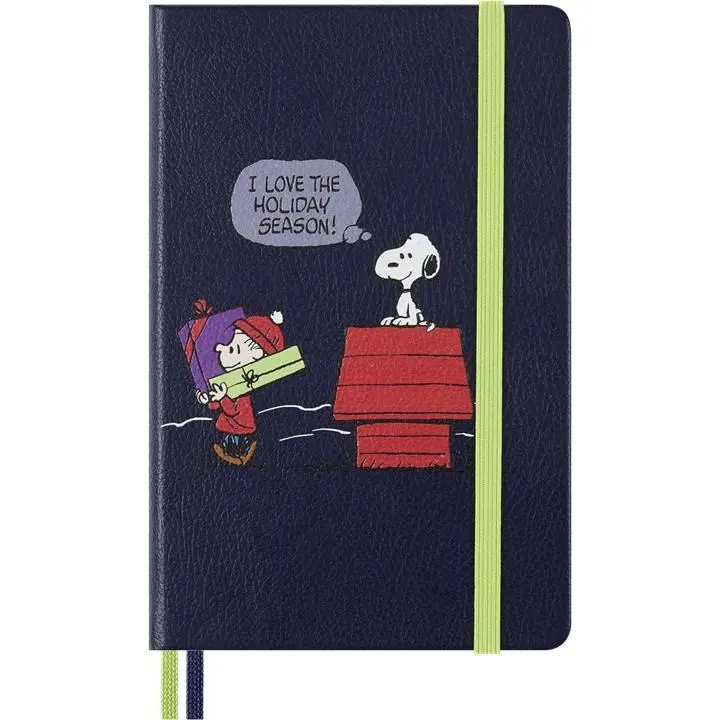 Moleskine x Peanuts Limited Edition Snoopy Holiday Notebook, Hard Cover, Ruled/Lined, Pocket (3.5" x 5.5"), 160 Pages