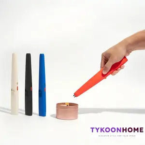 TYKOON Rechargeable Plasma Arc Lighter: 1,000 Lights Long Battery Life, Butane-Free Windproof, 2-in-1 with LED Flashlight