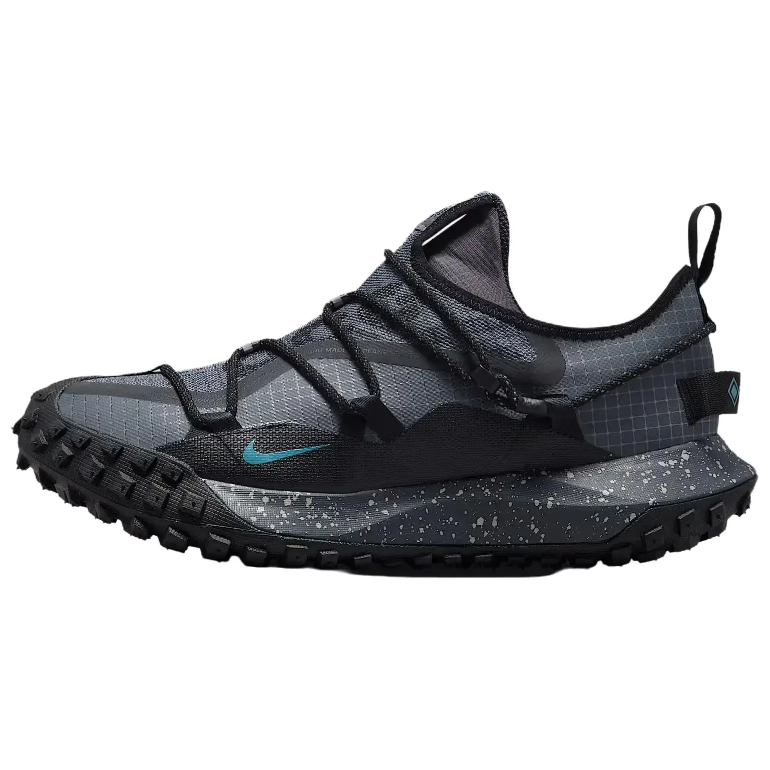 Nike ACG Mountain Fly Low GORE-TEX 'Black Dark Grey' Men's, Shoe, Sneaker, Rubber, Cushion, Low Cut, Waterproof, Male, Technical, Aggressive Outsole