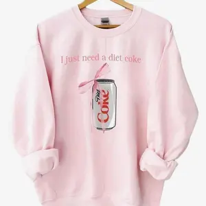 Diet Coke Sweatshirt, Diet Coke humor Sweatshirt, Til Death Humor, Crewneck Sweatshirt, Trendy Shirt