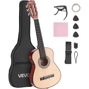 VEVOR Acoustic Guitar, Classical Guitar Starter Kit for Beginners, with Nylon Strings, Basswood Guitar, for Kids Adults Girls Boys StudentsVEVOR Super Brand Day