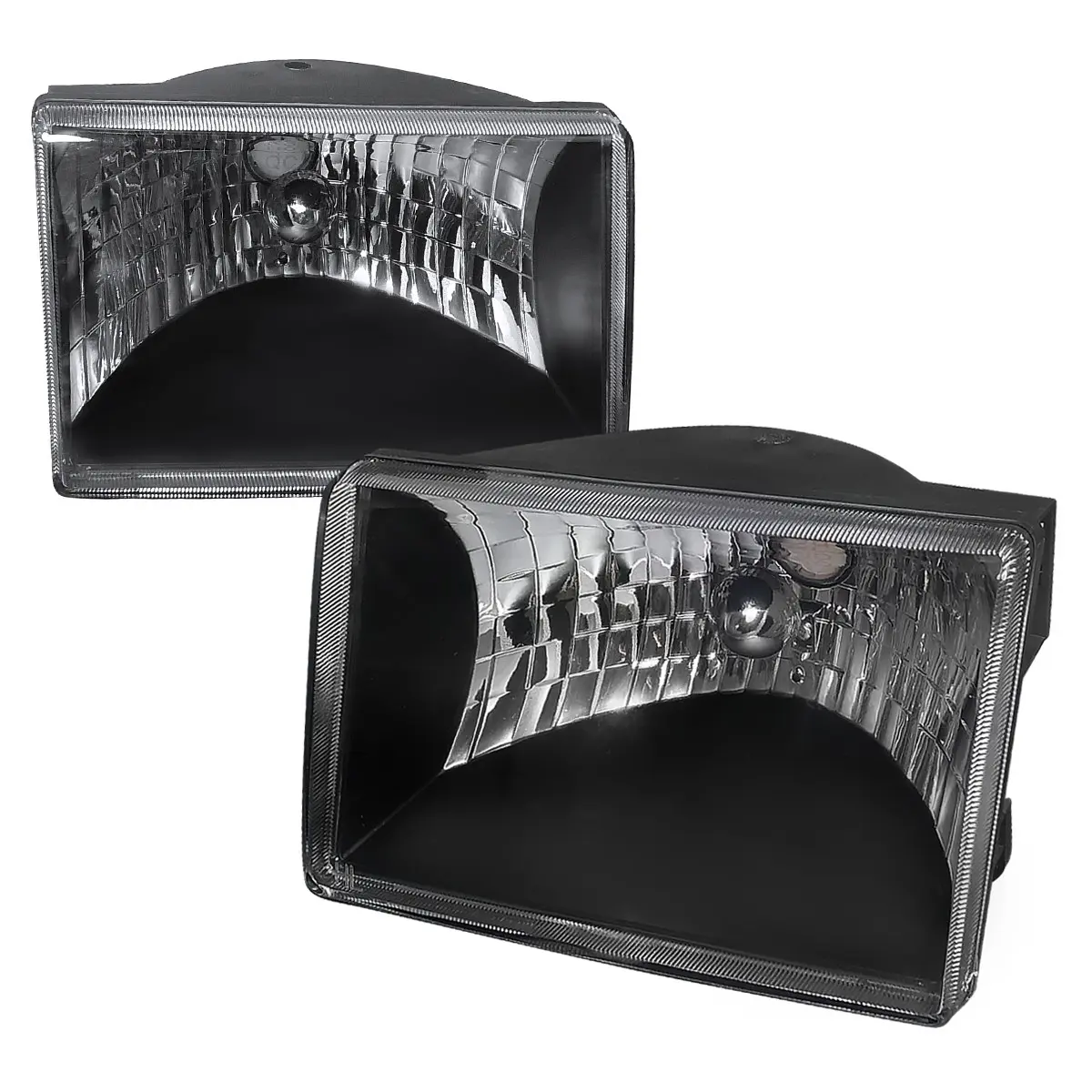 1993-1998 Jeep Grand Cherokee Factory Style Headlights (Matte Black Housing/Clear Lens) 1993-1998 Jeep Grand Cherokee Factory Style Headlights (Matte Black Housing/Clear Lens)