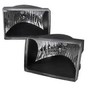 1993-1998 Jeep Grand Cherokee Factory Style Headlights (Matte Black Housing/Clear Lens) 1993-1998 Jeep Grand Cherokee Factory Style Headlights (Matte Black Housing/Clear Lens)