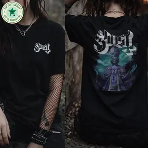 Ghost Band Tour T-Shirt, Skeleta Song, Tee, Vintage Style Rock Band Shirt, Unisex Streetwear,