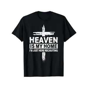 Cross Heaven Is My Home Faith God Religious T-Shirt