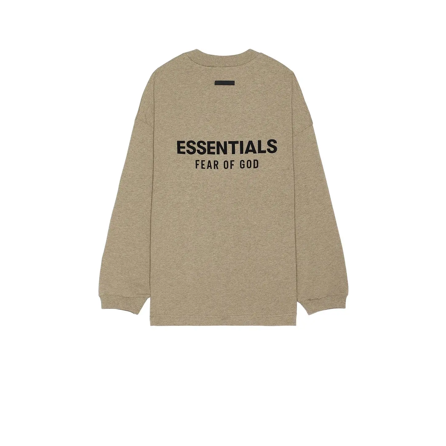 Fear of God ESSENTIALS Jersey Long Sleeve T-Shirt in Heather Gray Fear of God ESSENTIALS Jersey Long Sleeve T-Shirt in Heather Gray
