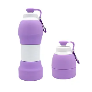 Silicone Folding Water Bottle Leak Proof