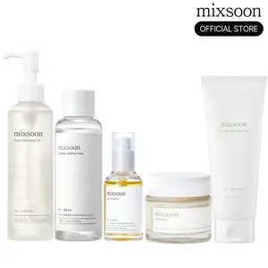 [mixsoon BFCM] Full Care Set ㅣBean Cleansing Oil + Centella Cleansing Foam + Bean Essence + Glacier Water Hyaluronic Acid Serum 100ml + Soybean Milk Serum + Bean Cream