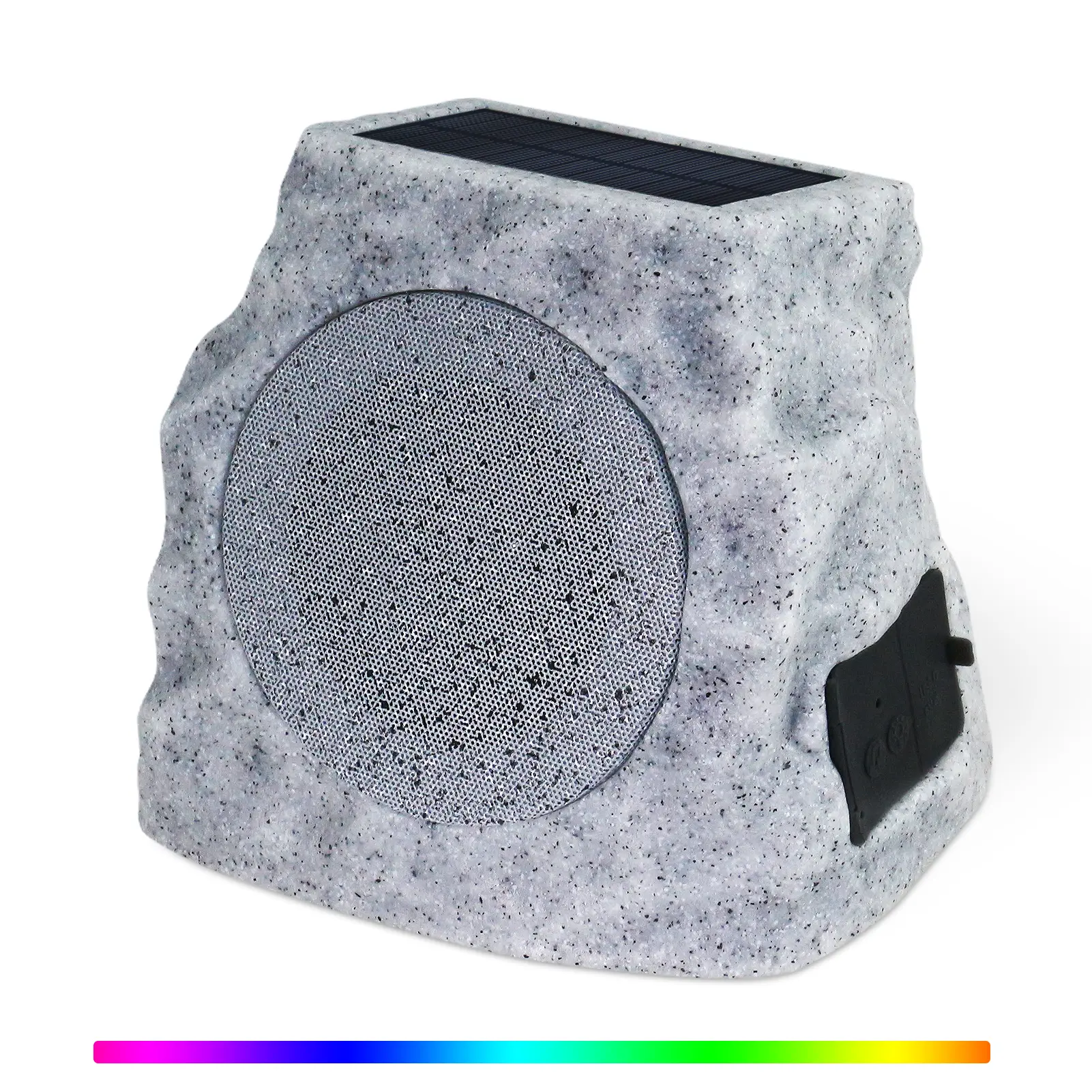 uuffoo 2-Piece Wireless Outdoor Rock Bluetooth Subwoofer Speakers (7.2"/8") – Weatherproof Resin Audio System, High-Wattage Stereo Set with Cables & Receiver, Versatile Multi-Purpose Tower Speakers for Pool, Backyard & Beyond.