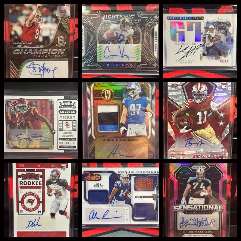 Clearly Football 648 Autograph Pack with One Card Per Pack