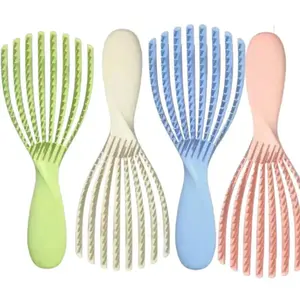 Miracle Brush – globally popular, sold-out paddle brush – Enhances hair smoothness, strength, and shine – Combines boar hair with nylon bristles, featuring micro-ball massage tips – Stimulates the scalp, increases hair volume – Detangling Brush