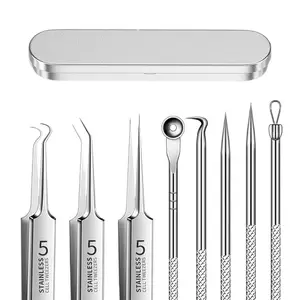 8PCS Blackhead Remover Tool Kit, Acne Removal Set, Gentle Deep Pore Cleaner for Face, No Skin Damage