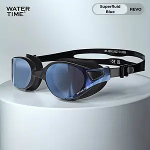 WATERTIME Wide View Swim Goggles for Adults – Anti Fog Swimming Goggles with Soft Silicone Seal & Adjustable Strap