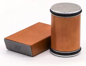 Rolling Knife Sharpener - Kitchen Knife Sharpener for Razor Sharp Edges Made in Germany - Easy Knife Sharpening Kit - Roller with Magnetic Holder with 15 & 20 Degrees