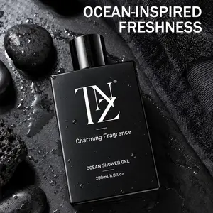TNZ Ocean Body Wash - Gentle Amino Foam Cleanser, Scented Fresh Ocean Green Tea Formula, Lightweight Daily Body Care Shower Gel for Silky, Smooth & Soft Skin