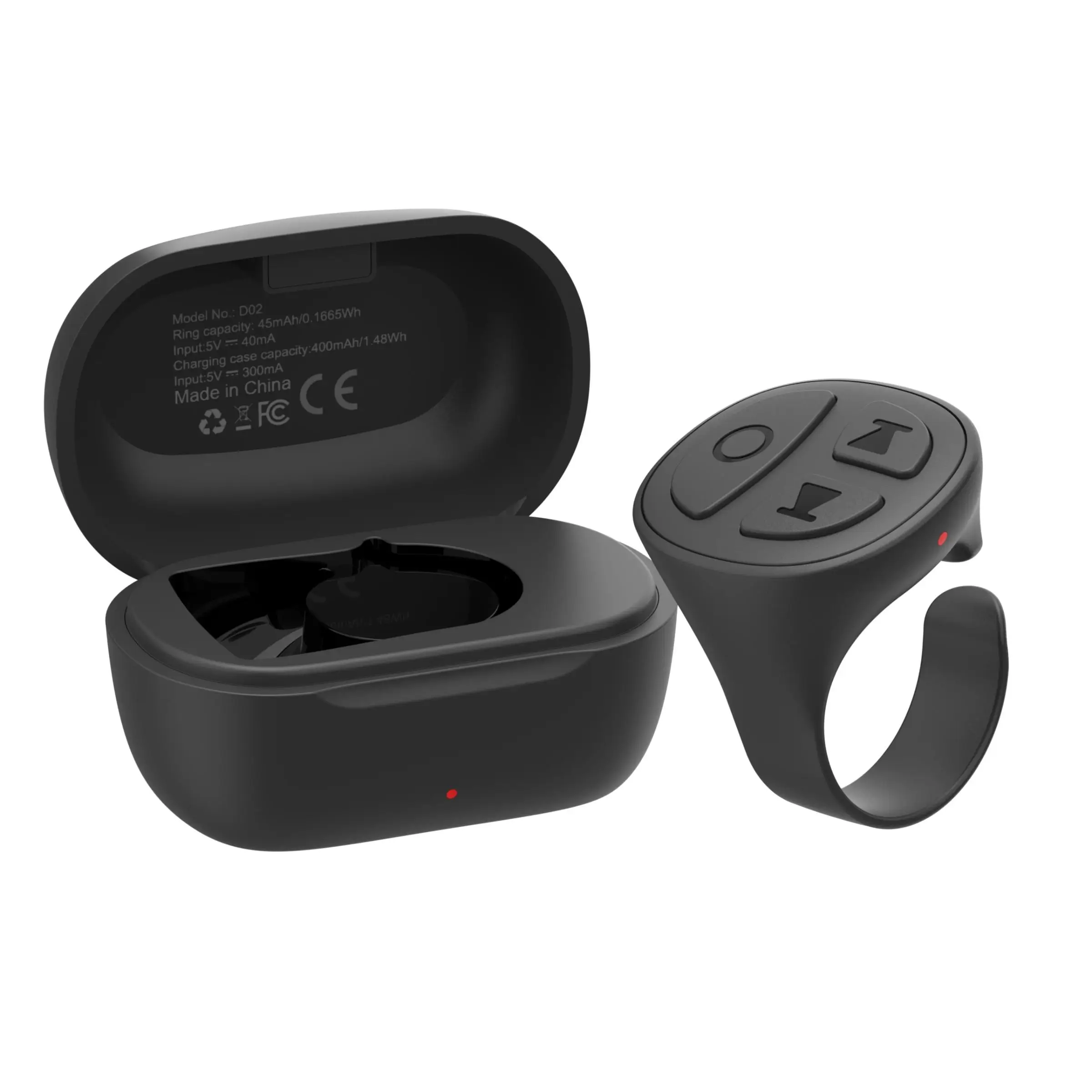 Remote Control Ring, Multifunctional Smart Page Turning Ring, Rechargeable Phone Camera Remote Control (Not for Kindle Devices), Camera Accessories