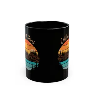 11oz Black Mug