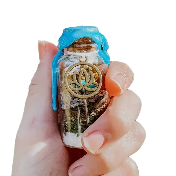 Anti-Anxiety / Peace Spell Jar | Green Witch Blessing Intention Jar