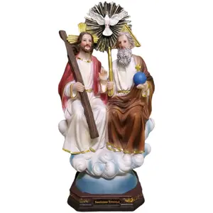 Santisima Trinidad 16" inches Tall 25038 Santo Estatua St Holy Trinity Father Son and da Holy Spirit Brand New  Dove Jesus Religious Decor