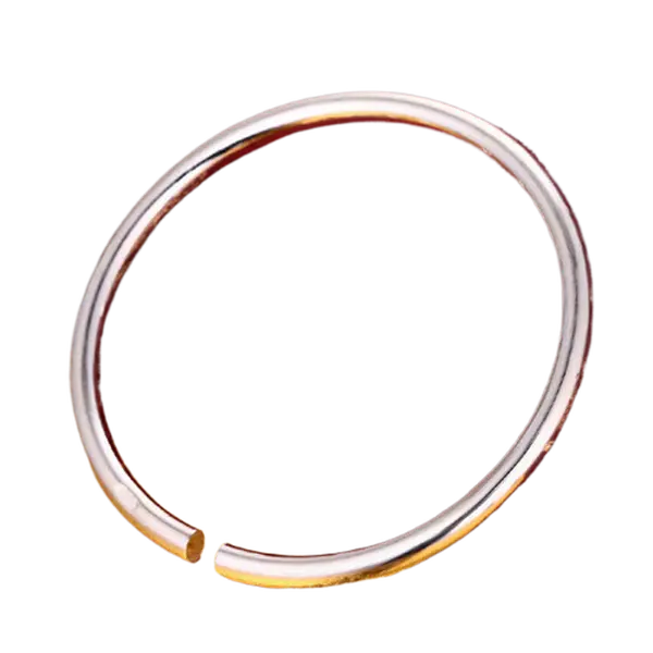 Silver Plated Open Cuff Bracelet for Couples - Adjustable His and Hers Matching Jewelry, Glossy Finish, Gold Plated Option, Gift-Ready, None Inlay, No Listed Dimensions, Not Inlay