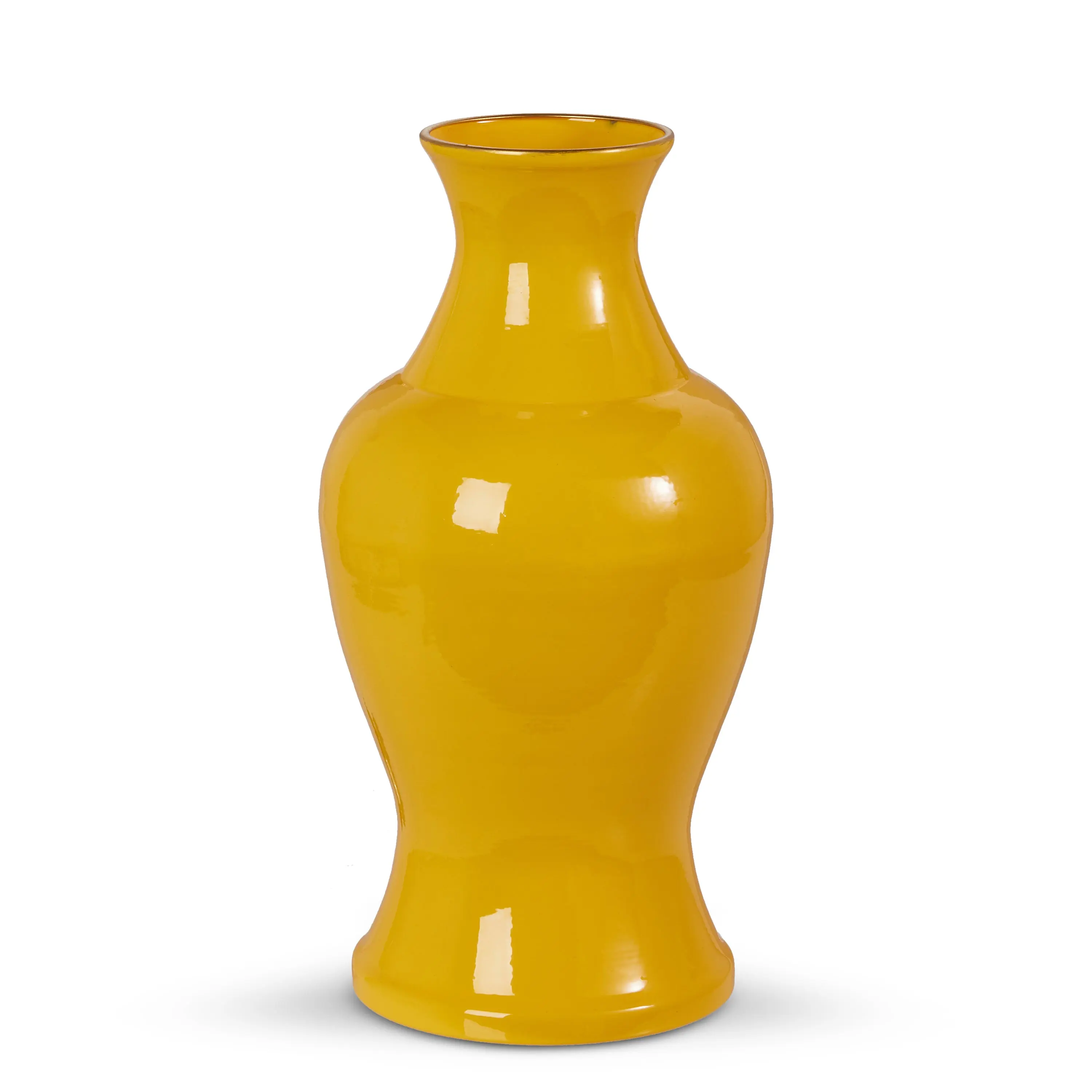 Yellow Vase, 12"