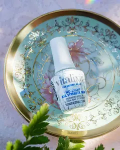 Gelish MINI Vitalixir No-Light Nail Strengthener, Nail Strengthener, Keratin For Nails For Long Lasting, Healthy, 0.3 oz.