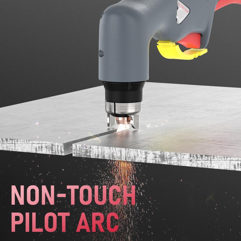 YESWELDER CUT-55DS-NHF-PLUS 110/220V Plasma Cutter 55Amp | Non-HF Start & Non-Touch Pilot Arc | Multifunctional Metal Cutting Machine for Quick Plate/Grid Cutting, Gouging & Marking