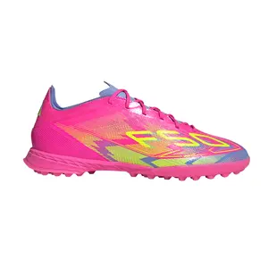 adidas Mens F50 Pro Turf Soccer Cleats  - Pink, Yellow