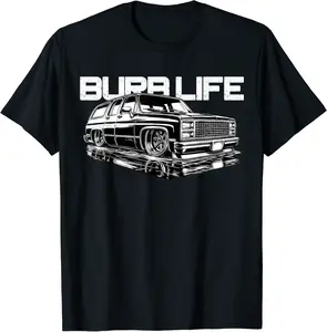Squarebody Burb Life Truck Squarebody Suburban T-Shirt - Kadondaxe Shop 92B0CPPFST56