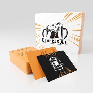 Drunk Duel Game Card For Adults, 4 Types of Cards Bring Exciting Gaming Experience, Various Playing Method, Do or Drink, Suitable For Party Time, Leisure Time