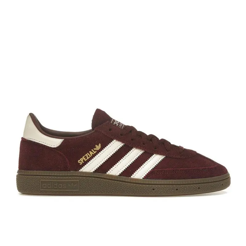 adidas Women's Handball Spezial Maroon Off White Gum, from StockX