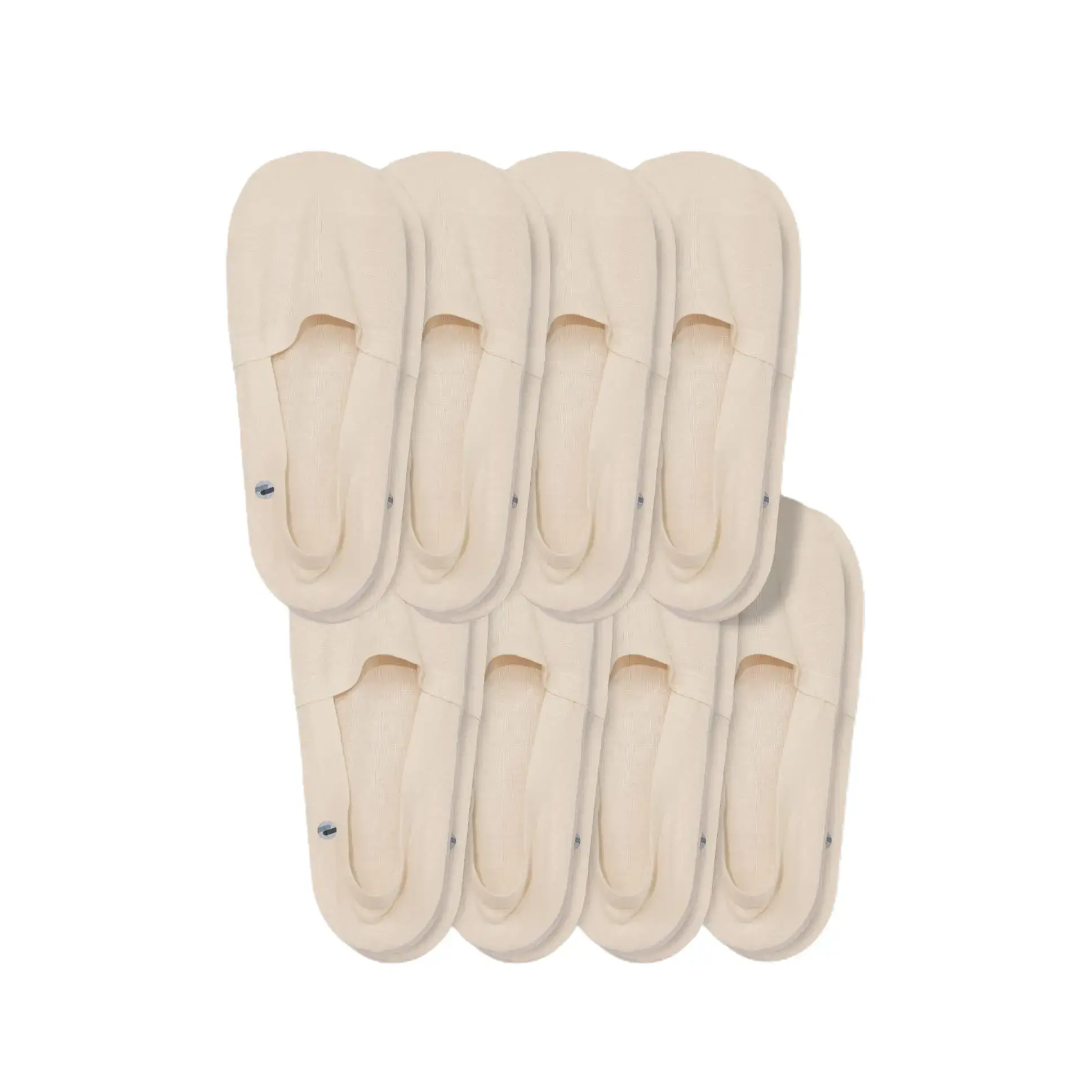 Organic Cotton No Show Socks 8-Pack