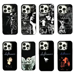Band D-Deftones Phone Case  for iPhone 17, 16, 15, 14, 13, 12, 11 Pro Air Plus ProMax and Samsung S26-S20. High aesthetic, drop resistant, and earthquake resistant phone case.