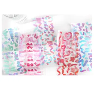 Ribbon Stickers for Office Supplies and Gifts - Decorative and Adhesive