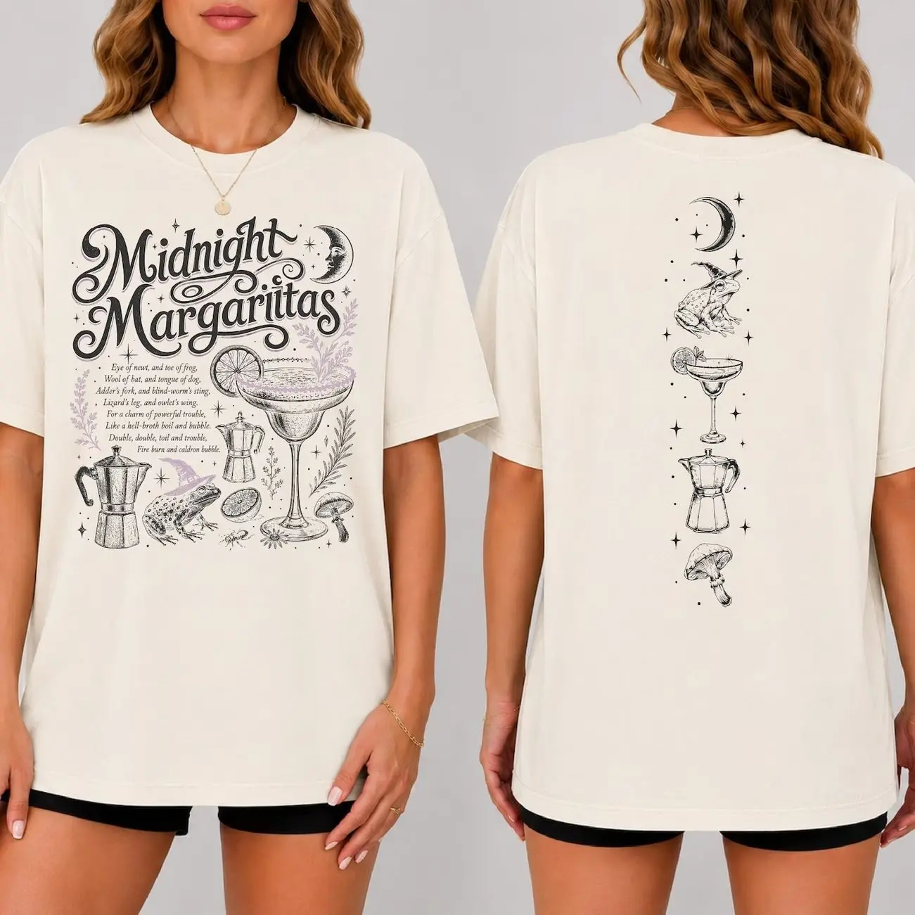 Midnight Margaritas Shirt, Practical Magic Tee, Retro Halloween Movie Shirt, Girls Tequila Shirt, Spooky Season Gift JGT