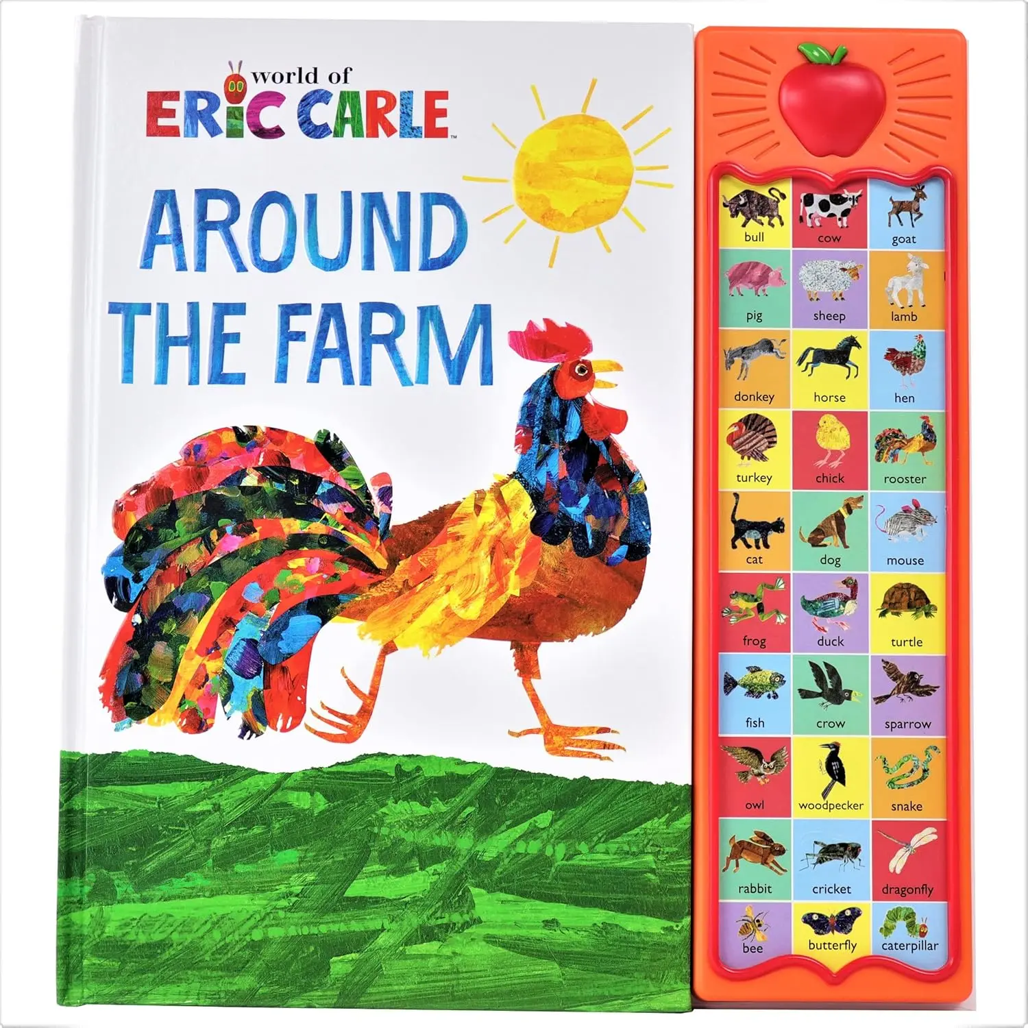 World of Eric Carle, Around the Farm 30-Button  Sound Book -  for First Words - PI  - Hardcover